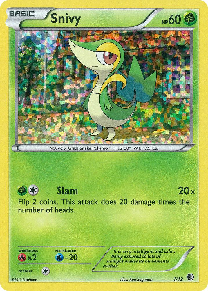 Snivy #1 – McDonald's Collection 2011 card