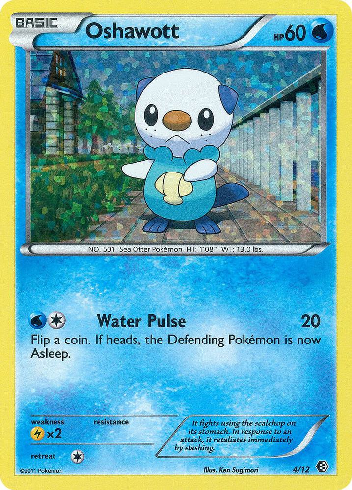 Oshawott #4 – McDonald's Collection 2011 card