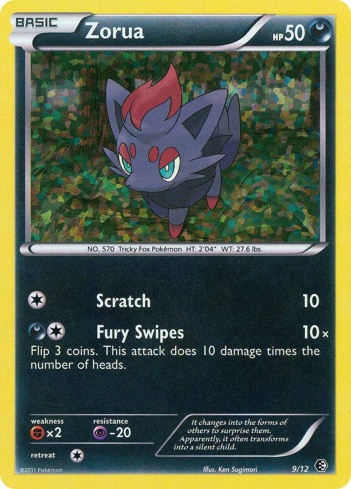 Zorua #9 – McDonald's Collection 2011 card