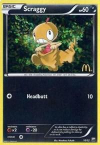 Scraggy #10 – McDonald's Collection 2012 card