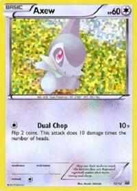 Axew #12 – McDonald's Collection 2012 card