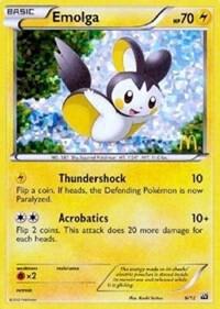Emolga #6 – McDonald's Collection 2012 card
