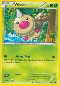 Weedle #1 – McDonald's Collection 2014 card