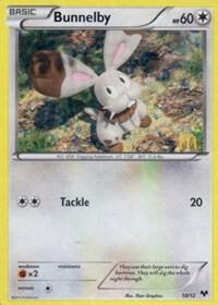 Bunnelby #10 – McDonald's Collection 2014 card