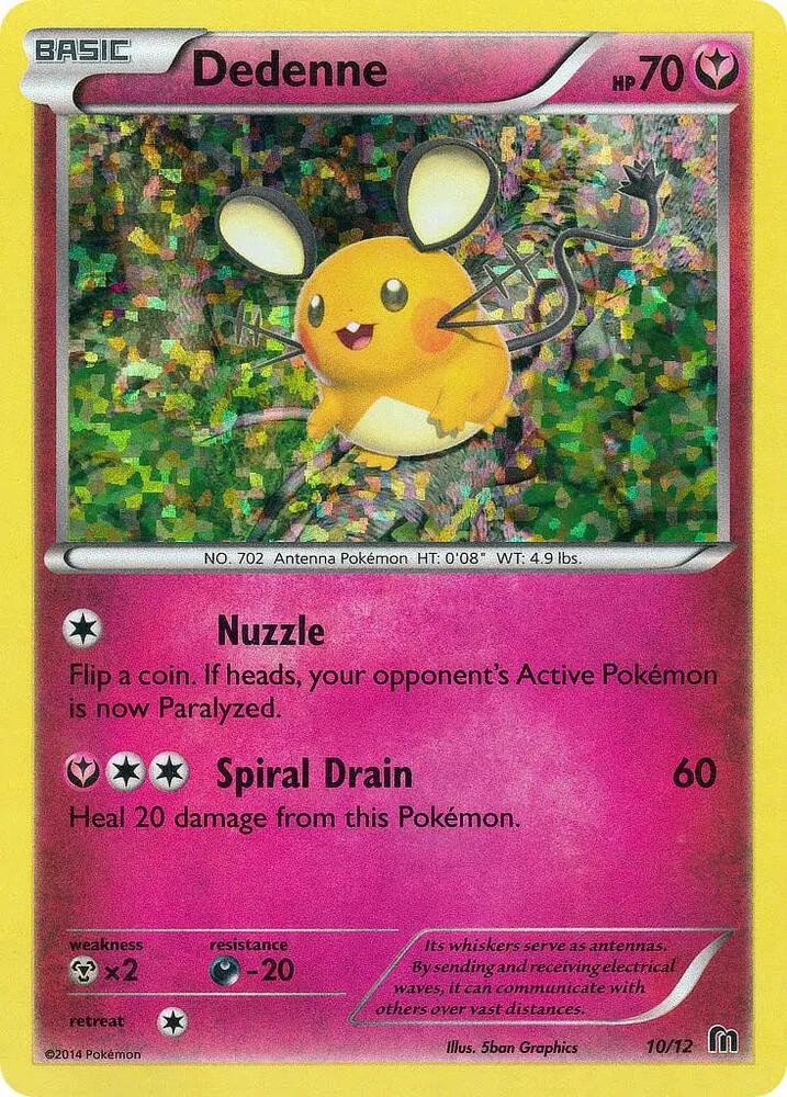 Dedenne #10 – McDonald's Collection 2016 card