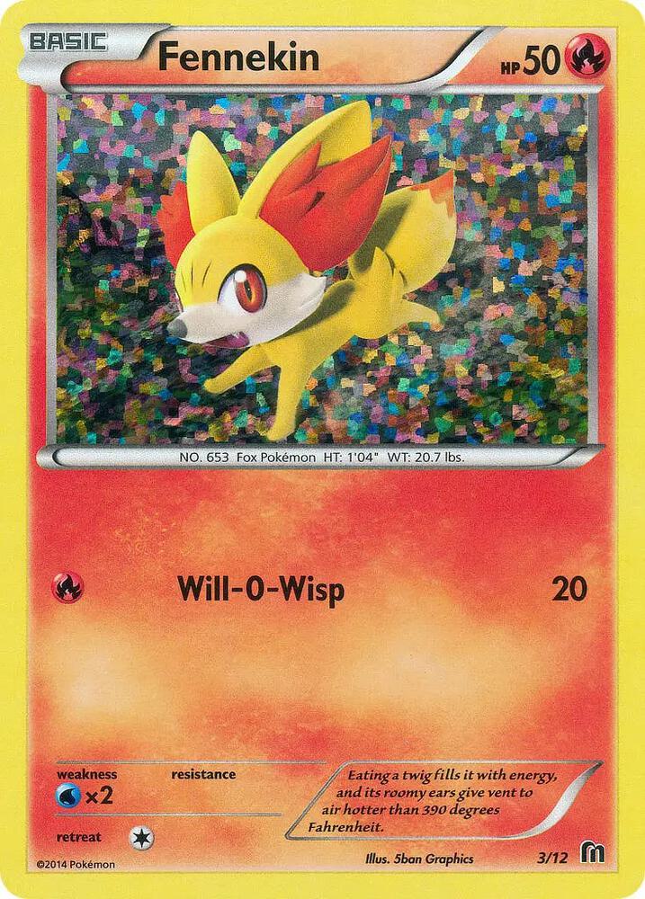 Fennekin #3 – McDonald's Collection 2016 card