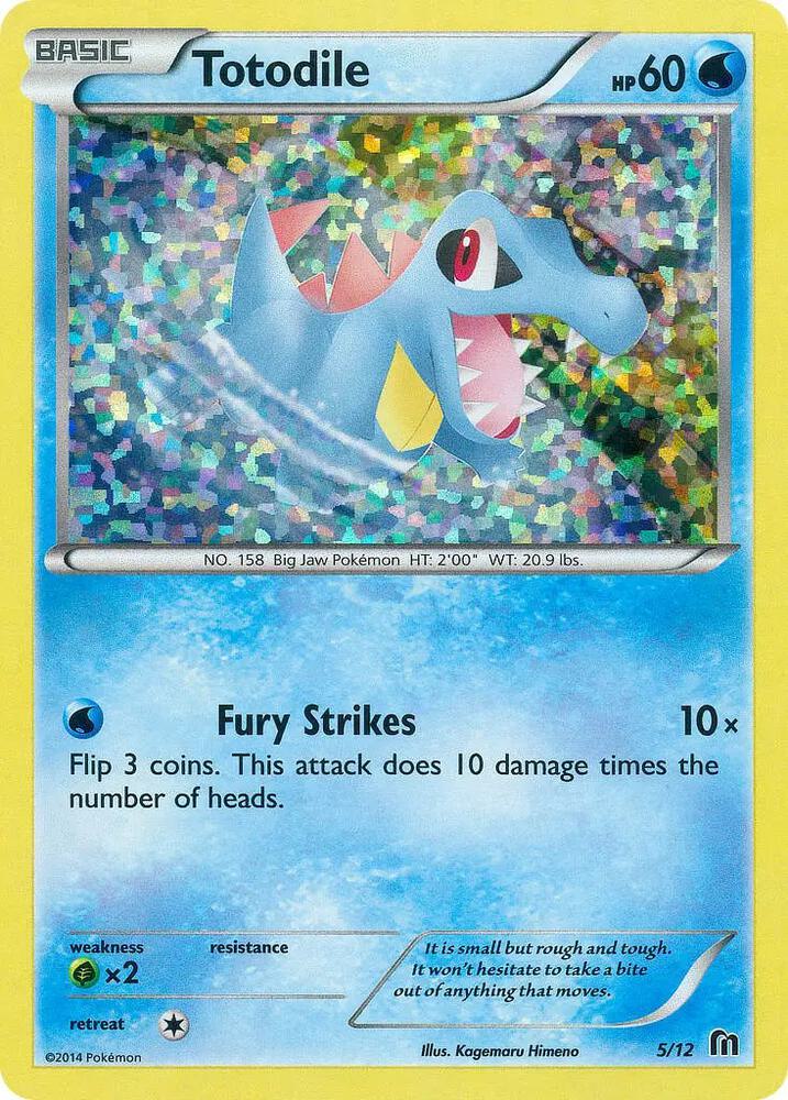 Totodile #5 – McDonald's Collection 2016 card