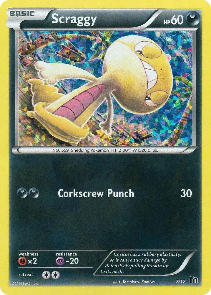 Scraggy #7 – McDonald's Collection 2016 card