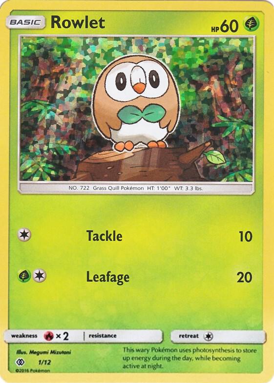 Rowlet #1 – McDonald's Collection 2017 card