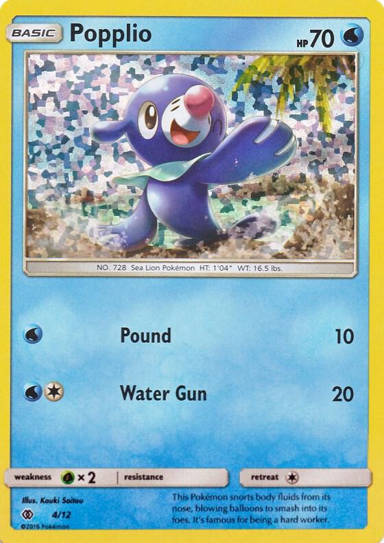 Popplio #4 – McDonald's Collection 2017 card
