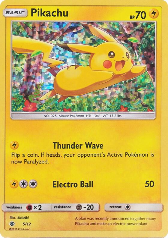 Pikachu #5 – McDonald's Collection 2017 card