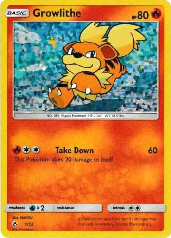 Growlithe #1 – McDonald's Collection 2018 card