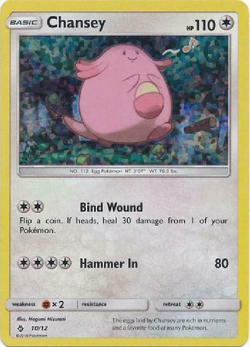 Chansey #10 – McDonald's Collection 2018 card