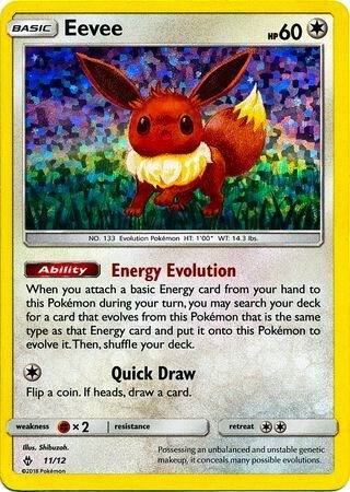 Eevee #11 – McDonald's Collection 2018 card
