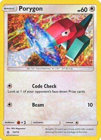 Porygon #12 – McDonald's Collection 2018 card