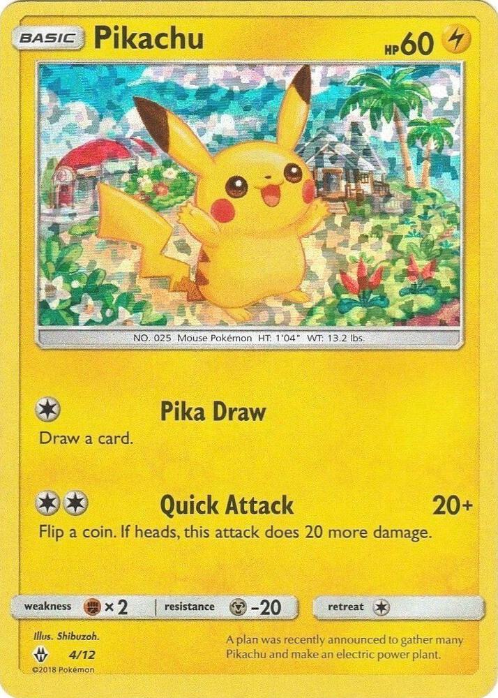 Pikachu #4 – McDonald's Collection 2018 card