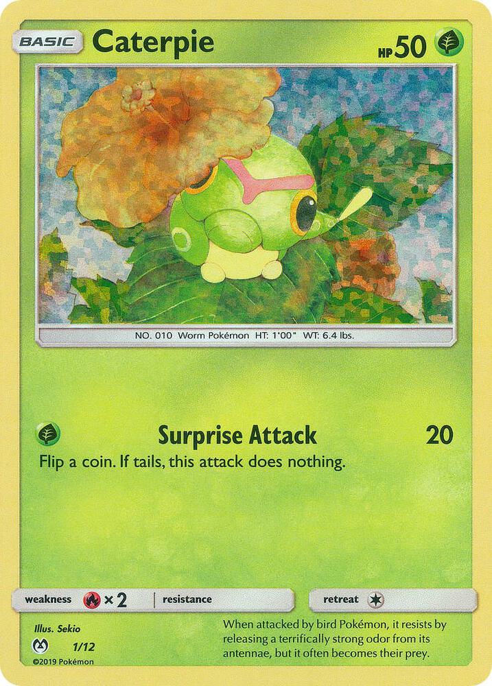 Caterpie #1 – McDonald's Collection 2019 card
