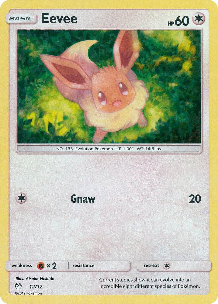 Eevee #12 – McDonald's Collection 2019 card