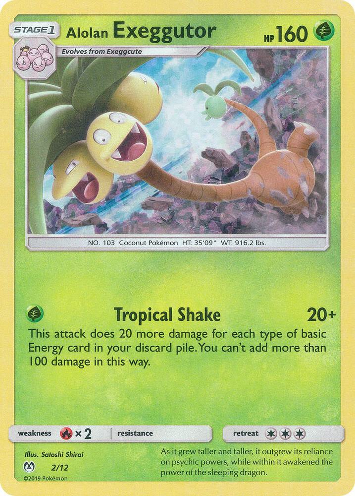 Alolan Exeggutor #2 – McDonald's Collection 2019 card