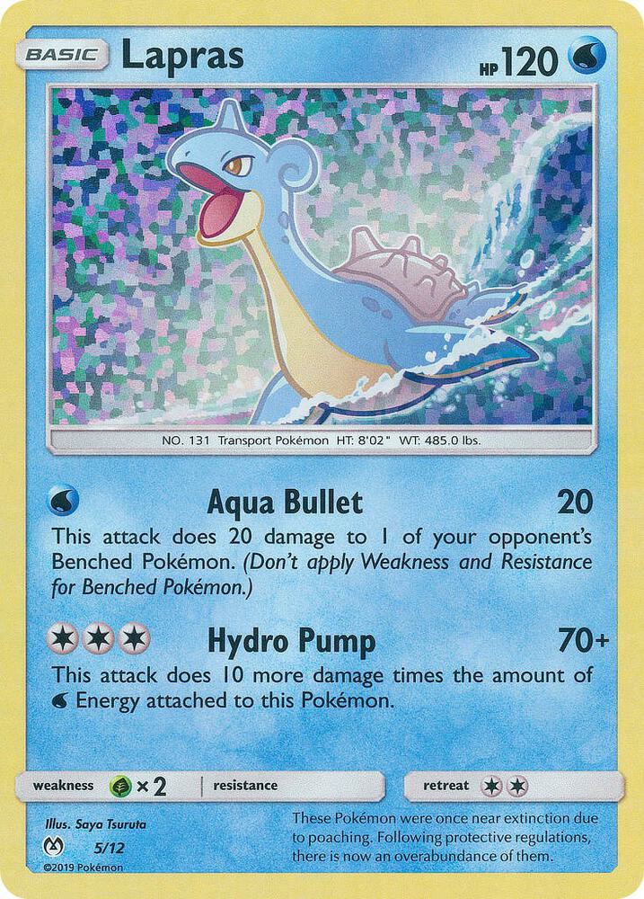 Lapras #5 – McDonald's Collection 2019 card