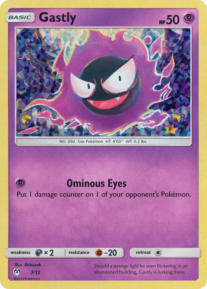 Gastly #7 – McDonald's Collection 2019 card