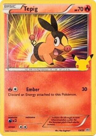 Tepig #13 – McDonald's Collection 2021 card