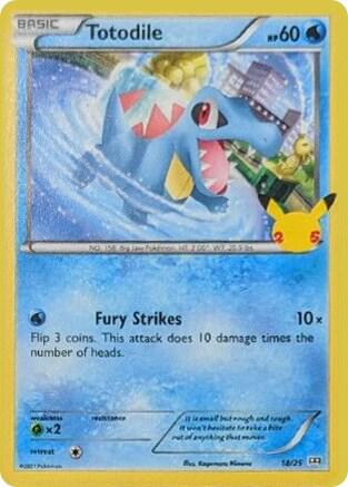 Totodile #18 – McDonald's Collection 2021 card