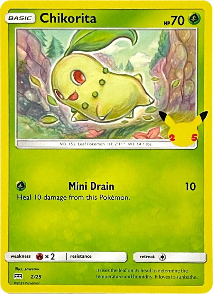 Chikorita #2 – McDonald's Collection 2021 card