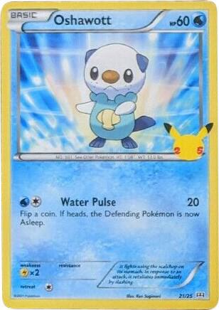 Oshawott #21 – McDonald's Collection 2021 card