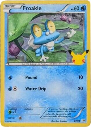 Froakie #22 – McDonald's Collection 2021 card