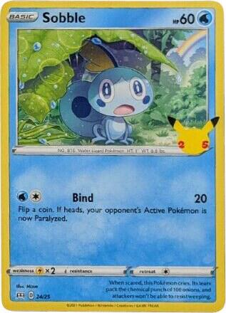 Sobble #24 – McDonald's Collection 2021 card