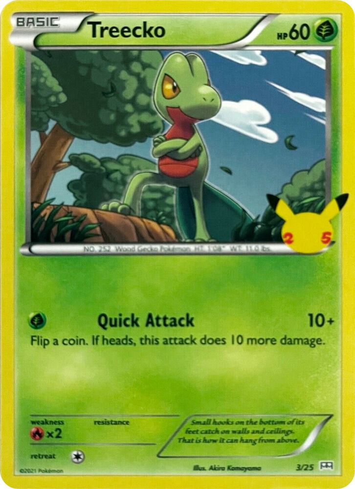 Treecko #3 – McDonald's Collection 2021 card