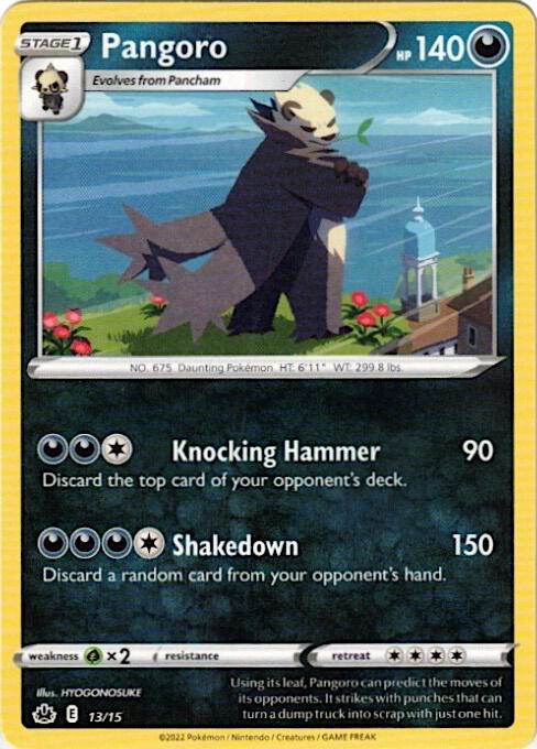 Pangoro #13 – McDonald's Collection 2022 card
