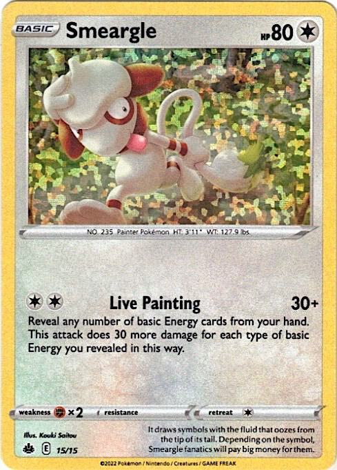 Smeargle #15 – McDonald's Collection 2022 card