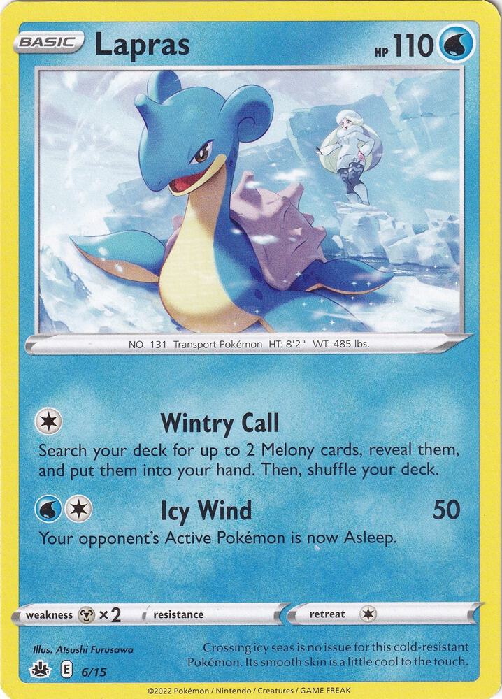 Lapras #6 – McDonald's Collection 2022 card