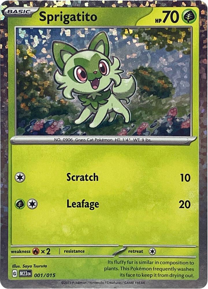 Sprigatito #1 – McDonald's Collection 2023 card