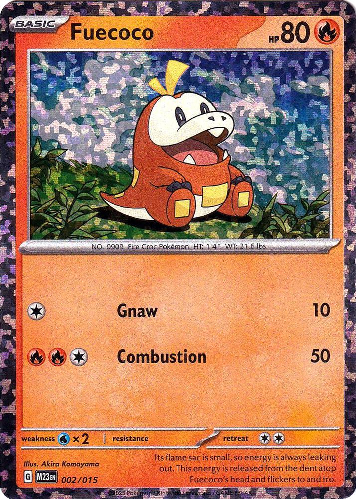 Fuecoco #2 – McDonald's Collection 2023 card