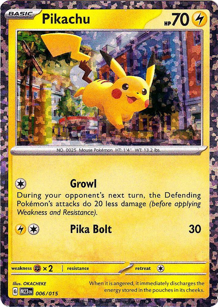 Pikachu #6 – McDonald's Collection 2023 card