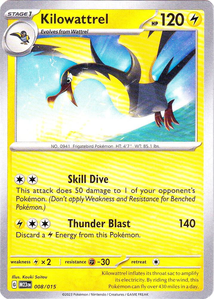 Kilowattrel #8 – McDonald's Collection 2023 card