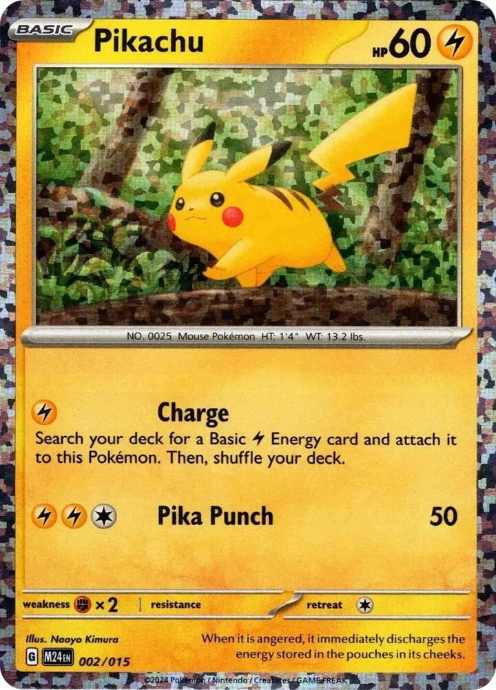 Pikachu #2 – McDonald's Collection 2024 card