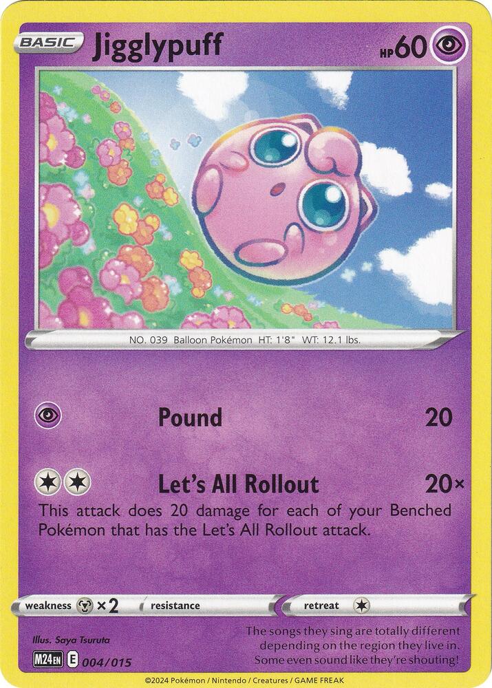Jigglypuff #4 – McDonald's Collection 2024 card