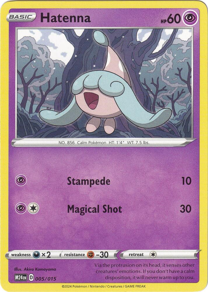 Hatenna #5 – McDonald's Collection 2024 card