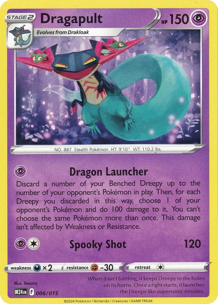 Dragapult #6 – McDonald's Collection 2024 card