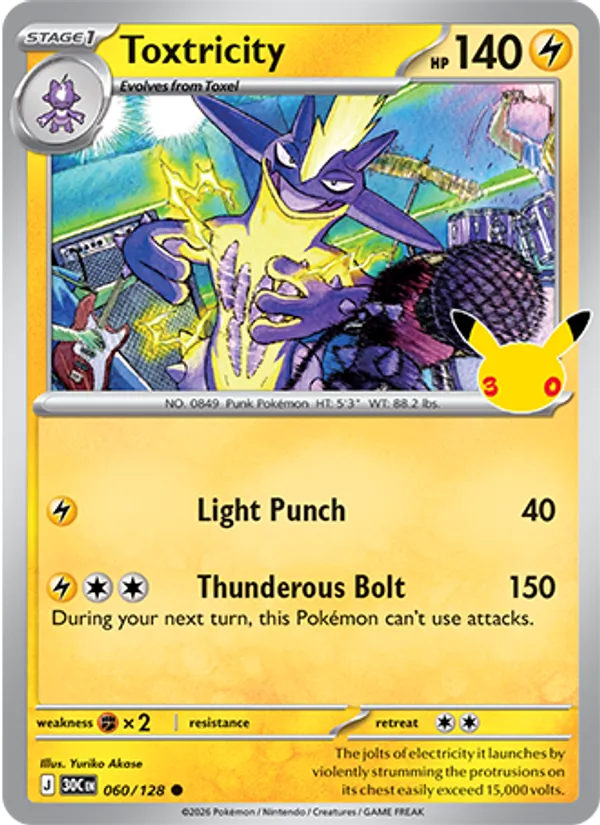 Toxtricity #060 – 30th Celebration card