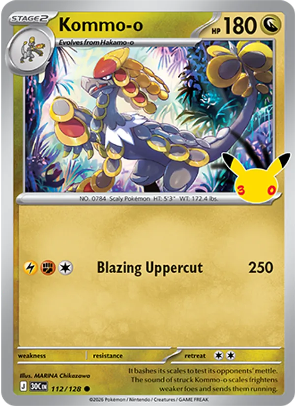 Kommo-o #112 – 30th Celebration card