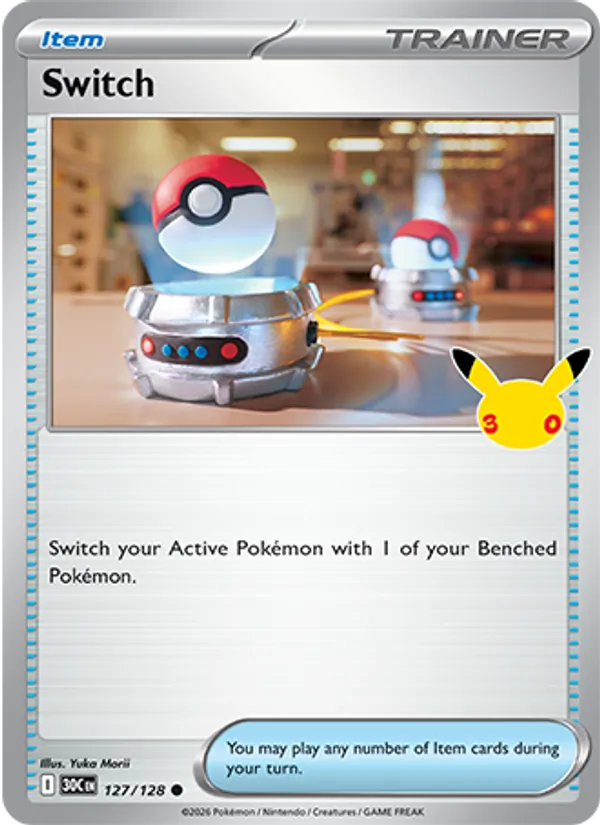 Switch #127 – 30th Celebration card