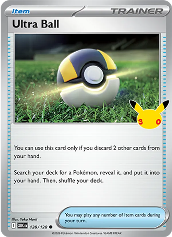 Ultra Ball #128 – 30th Celebration card