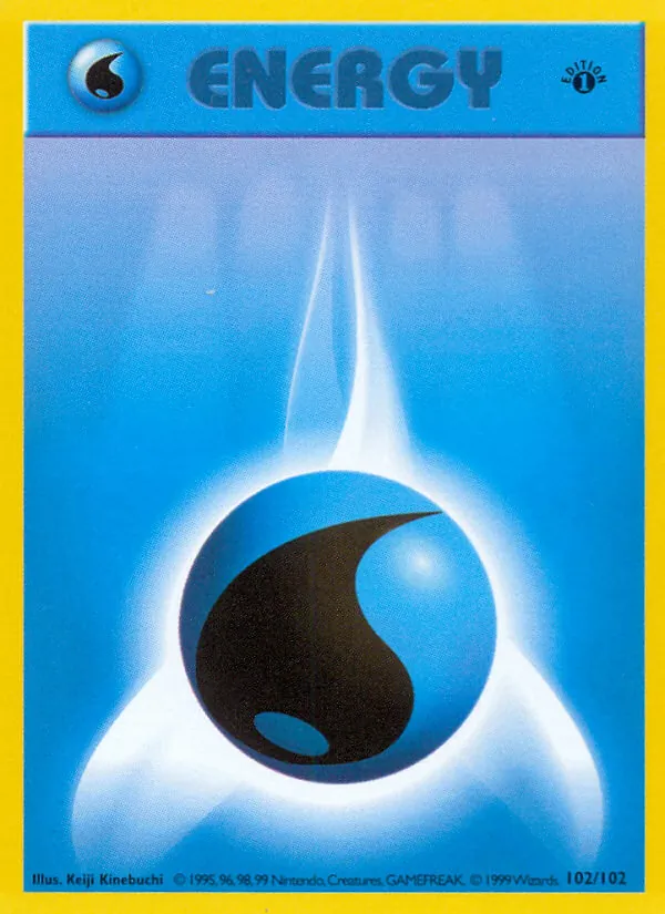 Water Energy #102 – Base Set card