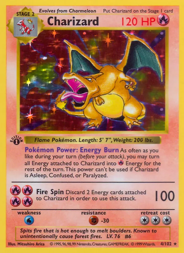 Charizard #4 – Base Set card