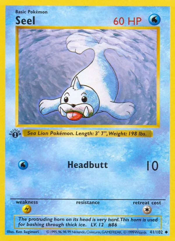 Seel #41 – Base Set card